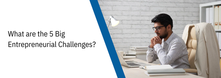 What are the five big entrepreneurial challenges?